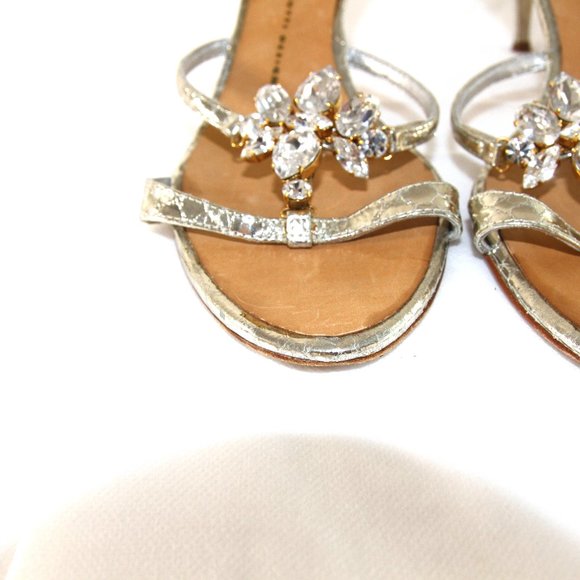 Giuseppe Zanotti Design 39.5 crystal embellished sandal heels coquette soft girl - Picture 3 of 9